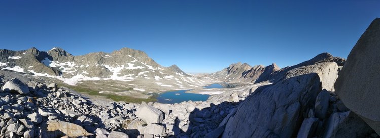 Davis Lake from the pass.