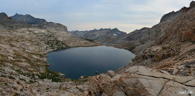 Looking down into the 9 Lakes Basin and the Big Arroyo from our camp was truly a spectacle. Especially after the harrowing day we had a view like this was well deserved.