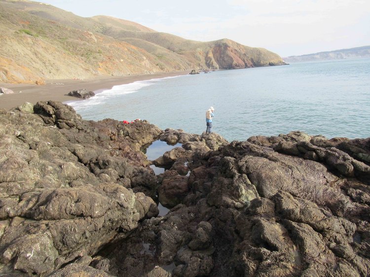 3 dimensional pillow basalt is nice for any geologist.  Good fishing from it is better.
