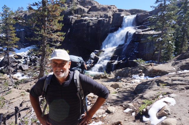 3 days after the snow I'm happy to be out of the snow near Glen Aulin