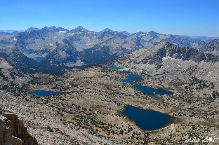 Looking down into Pioneer Basin from the top of Mt. Stanford. This was the second Mt. Stanford we climbed this summer. The first one was considerably more sketchy and far more technical. This one was named after the person and the other one after the university.