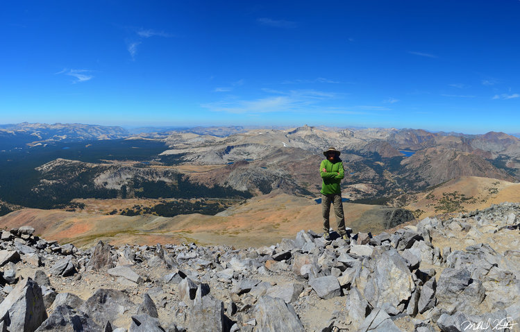 I have wanted to do Mt. Dana for years and finally I did it! What an incredible view looking down to Tioga Pass and to the North.