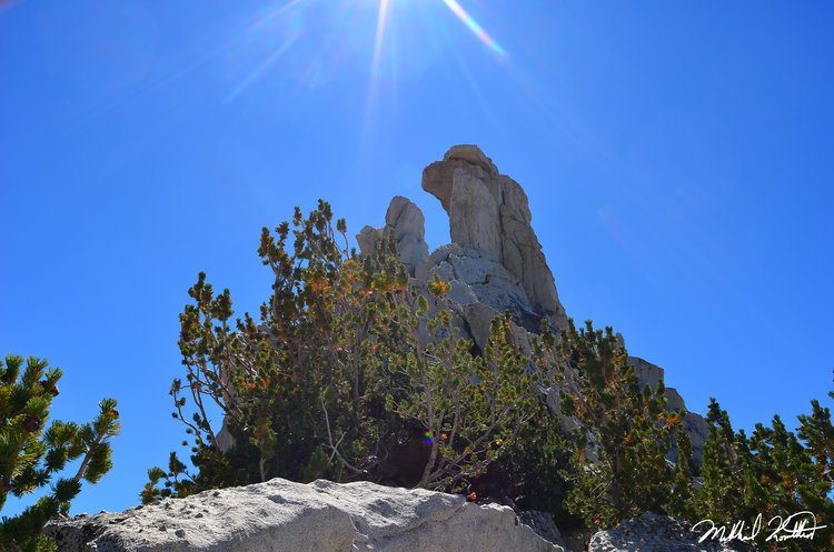 There it is... the summit of Cathedral Peak. We were actually on top of that pinnacle!