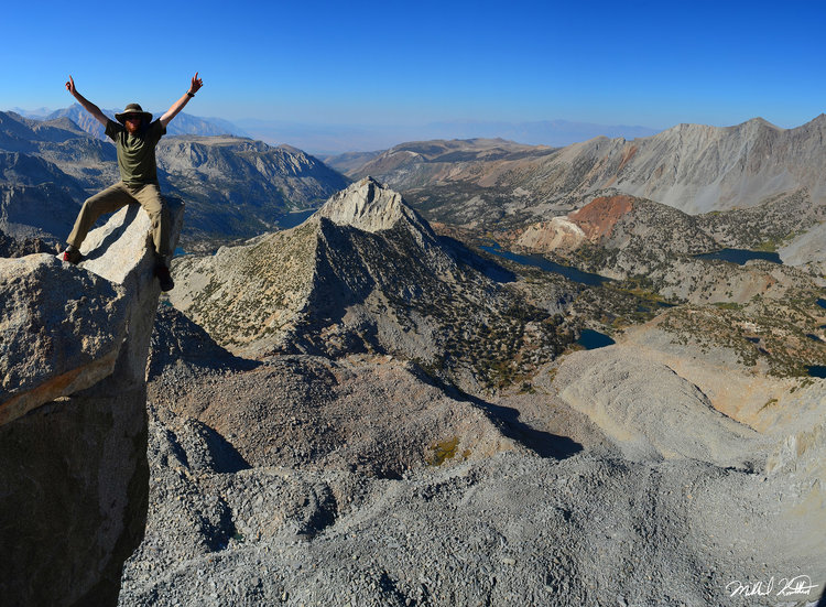 The last summit of the week was epic! Look at that awesome detached pinnacle! Mt. Goode... wooo!