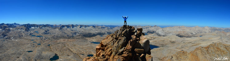 Victory! The great king of the central Sierra was accomplished. Impossible to relate to you the feelings of awe, grandeur, and elation that I had.