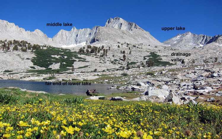 View from the lower lake