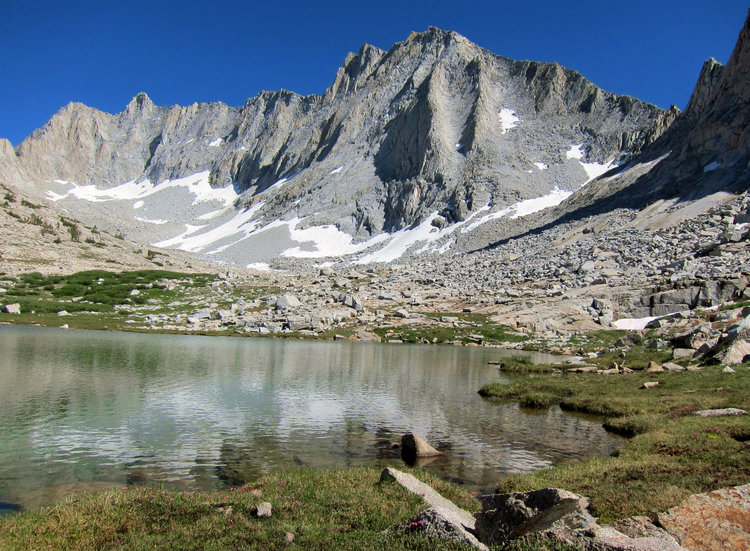 View from the middle lake