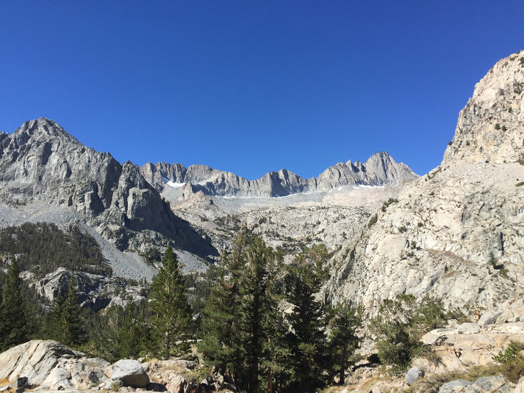 Mt. Sill stands guard at the head of the South Fork of Big Pine Creek.