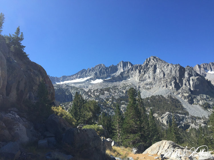 There it is... Middle Palisade along with Norman Clyde Peak. Such prominent and beautiful peaks!