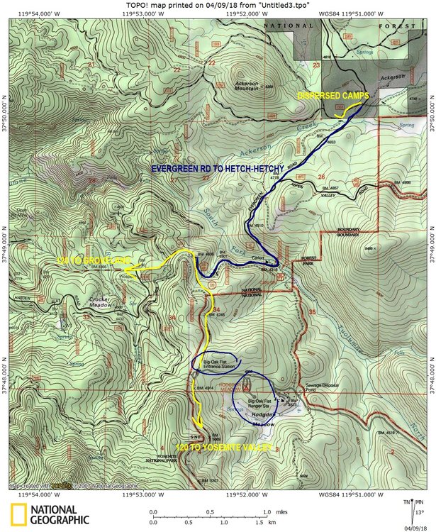 FS Dispersed campsites