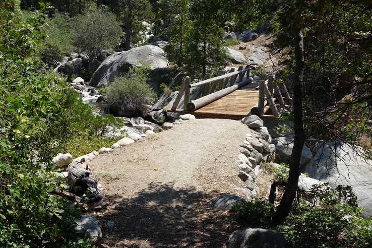 The bridge over Granite Creek you couldn't reach.