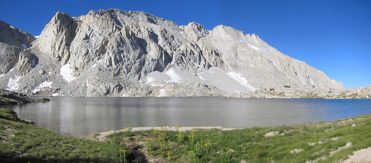 Middle Crabtree Lake , at lake level, end if trail