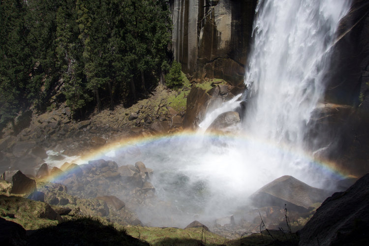 Vernal Falls from the Mist Trail