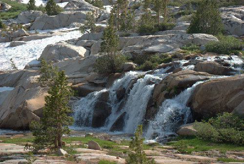 Cascades on North Fork Bishop Creek, coming from Piute Lake