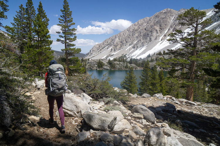 Hiking out passing by Lake 1