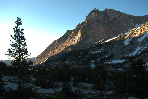Sunrise at Piute Lake