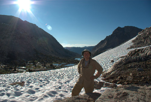 In Piute pass, Piute lakes behind