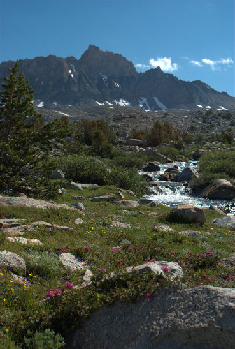 Humphries Basin with the namesake mountain