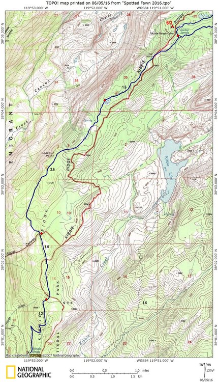 Shingle Springs to Sachse Springs (about 7 miles)