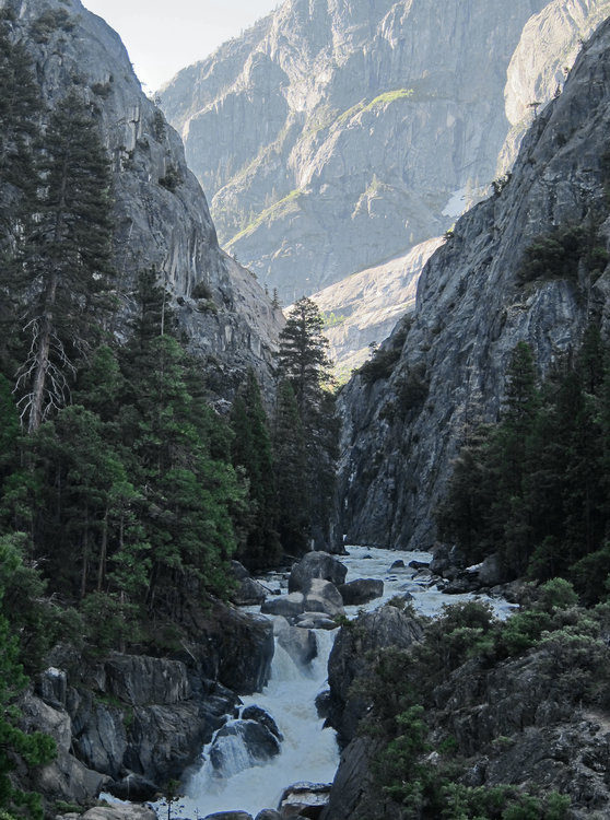 Lower end of Muir Gorge