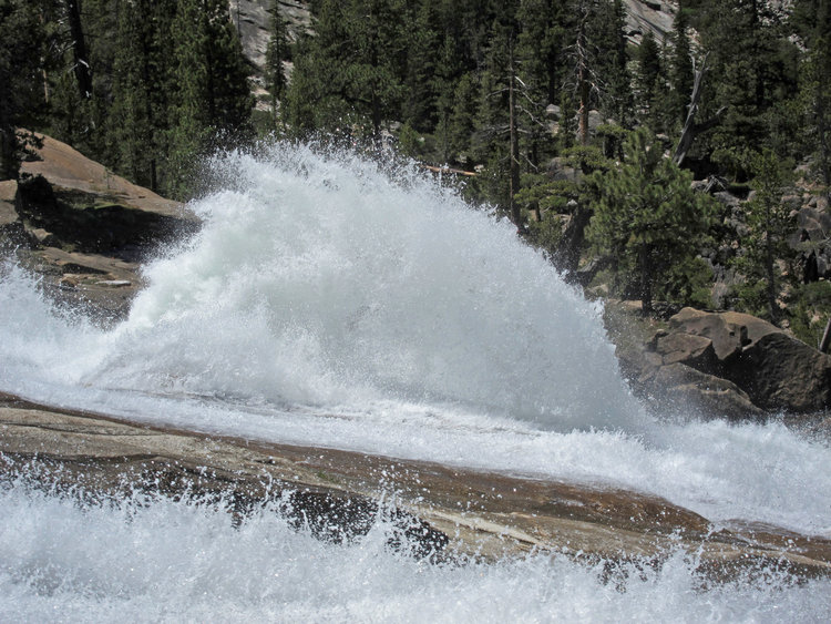 Le Conte Falls also has a &quot;waterwheel&quot;, safer to get close to in 2012 at lower water flows