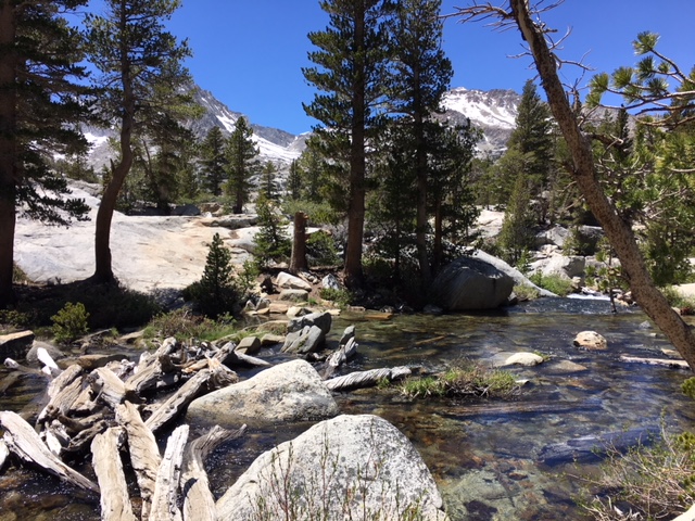 Blue Lake outlet crossing