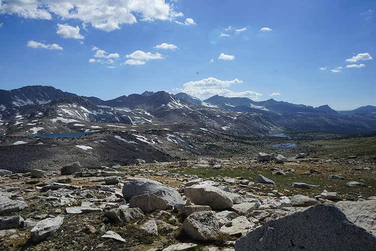 Muriel, Piute Creek, and Golden Trout Lakes