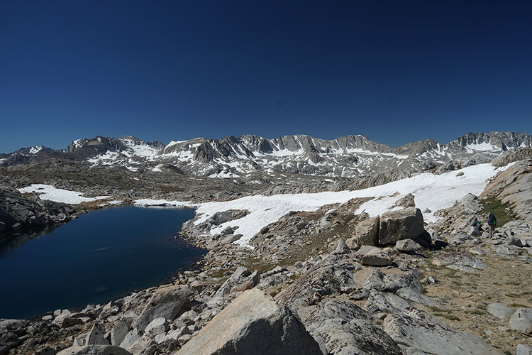 Toward Glacier Divide from upper Humphreys Lakes.