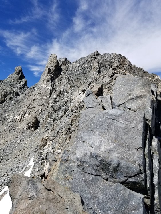 Dragon Peak from the ridgeline.