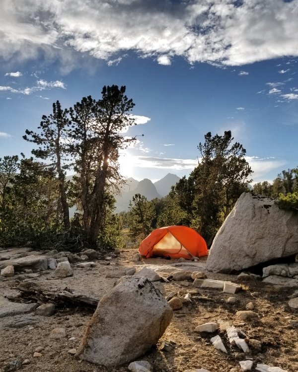 Dragon Lake camp, aka front runner for best campsite in all the land.