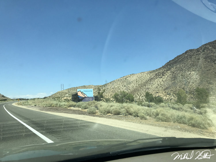 I call this my favorite sign in the whole world. It means I'm getting close to the good stuff.. The Sierra!