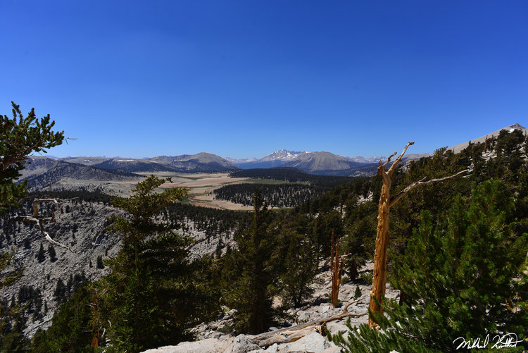From the trail you get a nice view looking at the Kaweah's and the Great Western Divide.