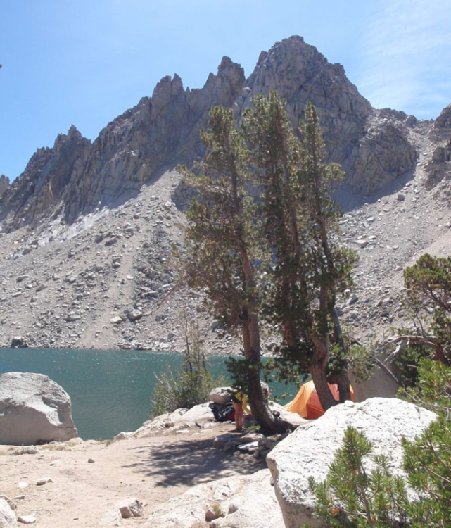 Kearsarge Pinnacles and campsite
