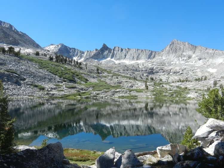 Looking south up Sphinx lakes basin