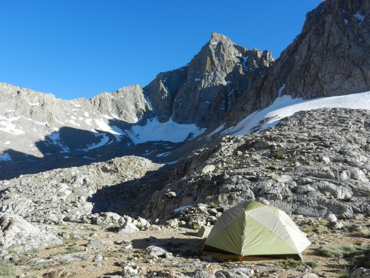 June 2018: Camp below Mt. Ericsson