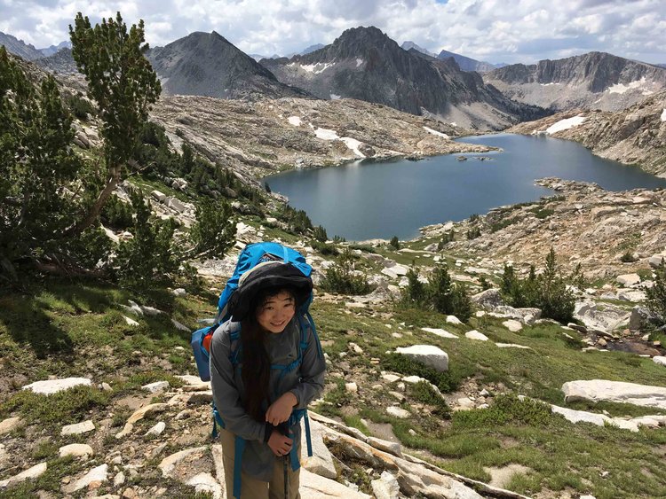 Bighorn Lake viewed from the pass.