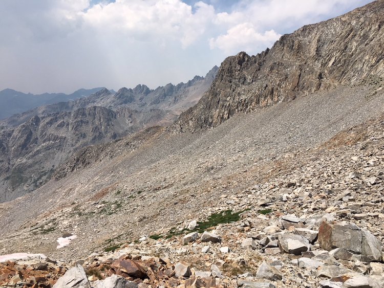 The view north from McDonald Pass