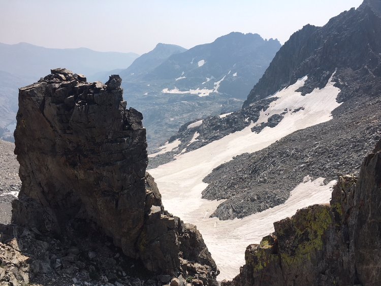 The view from the top of the notch