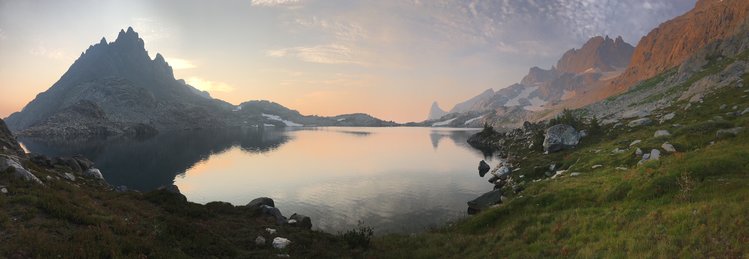 Morning at Cecile Lake