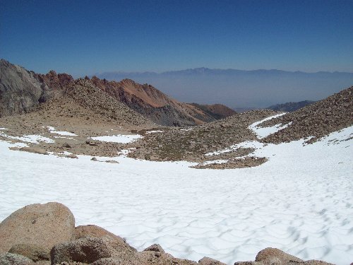 Looking back towards Bishop