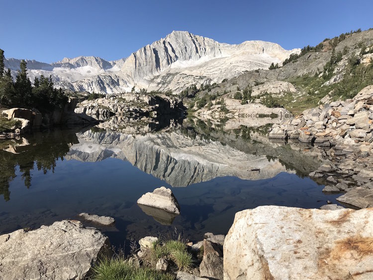 One of the Twin Lakes, and North Peak
