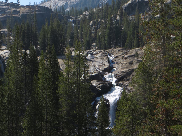 White Cascade and Tuolumne Falls at Glen Aulin