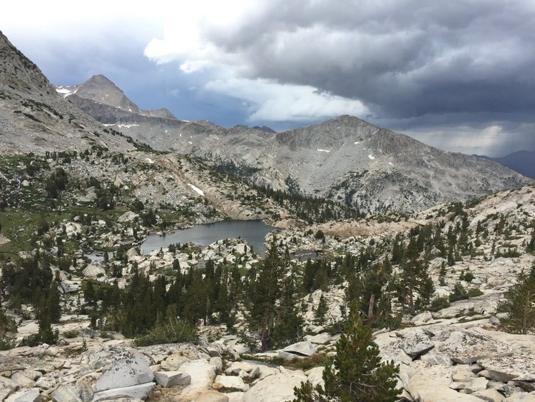 &quot;Lake 10250&quot; in Hutchings Creek drainage -- lowest of the larger lakes