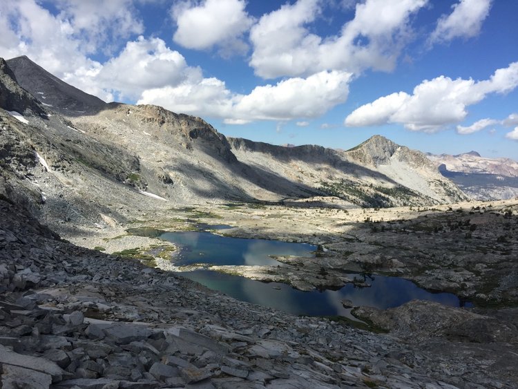 &quot;10400 Lakes&quot; in Lyell Fork drainage.
