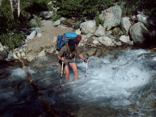 Crossing West Pinnacles Crek