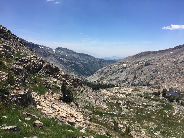Iron Creek from head of valley.
