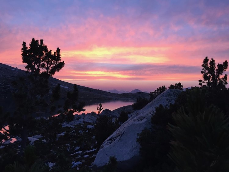 Sunset over Humphreys Basin