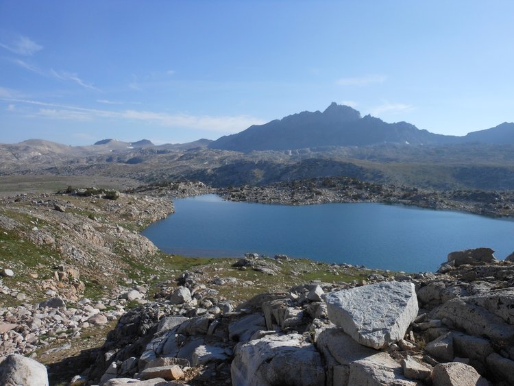 Mt Humphreys from above Muriel Lake