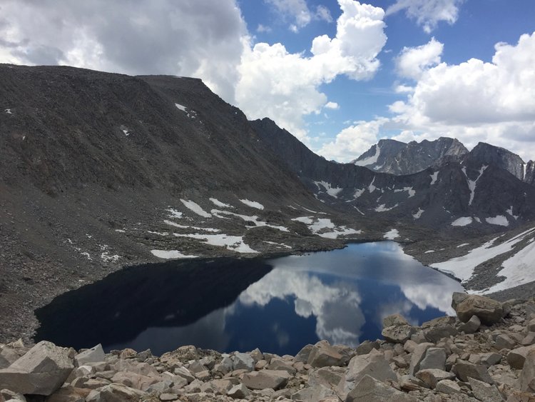 Lake 11910 from Alpine Col