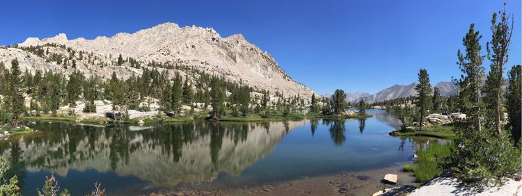Lower 60 Lake Basin -- view north.